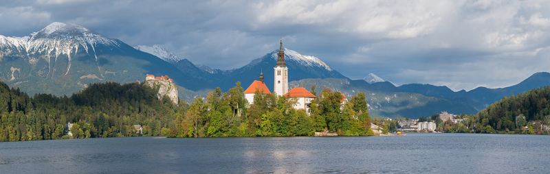 Het eilandje en kasteel van Bled