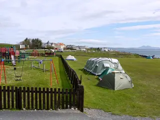 Lekegård på en campingplass