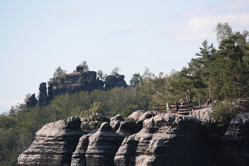 View over Bohemian Switzerland at the Marienfelsen, Jetřichovice (2012)