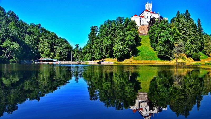 Trakošćan Castle in Zagorje