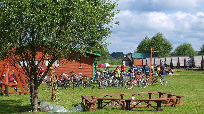 A campsite in Poland