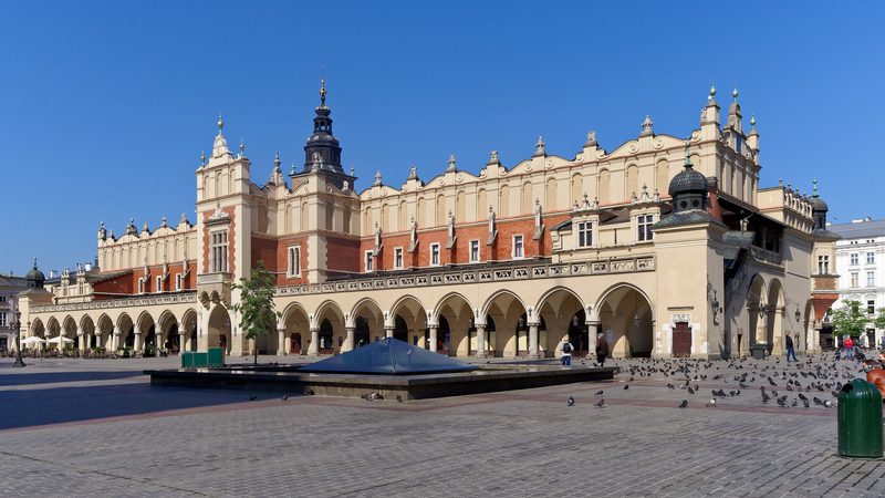 The main market in Kraków
