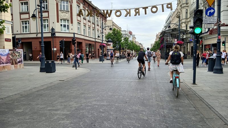 Piotrkowska Street in Łódź