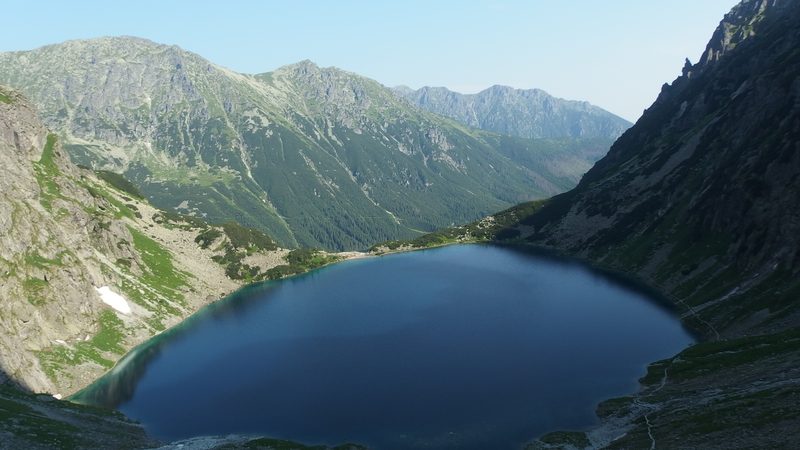 The Czarny Staw above Morskie Oko