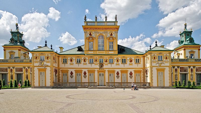 The Wilanów Palace in Warsaw