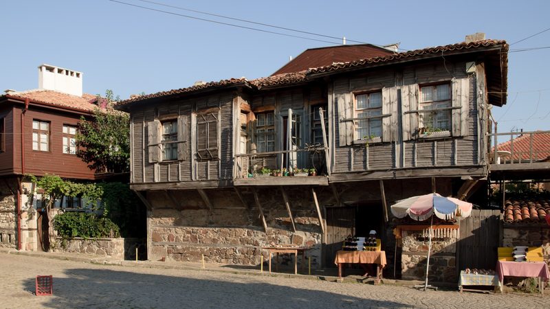 The old town of Sosopol on the Black Sea