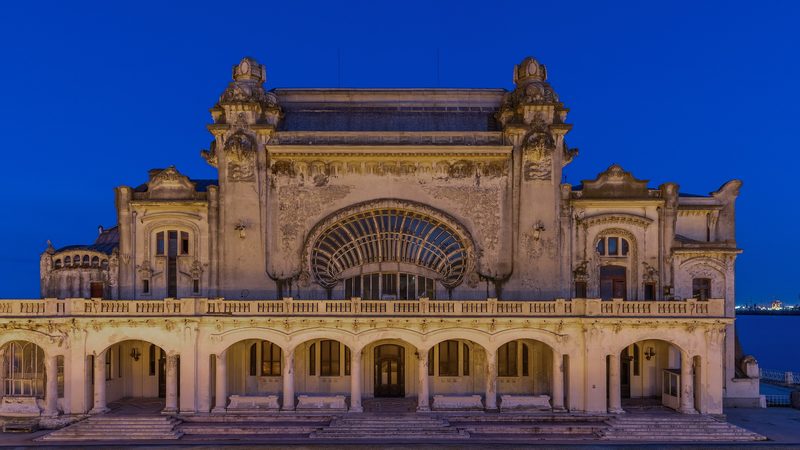 The casino on the coast of Constanța