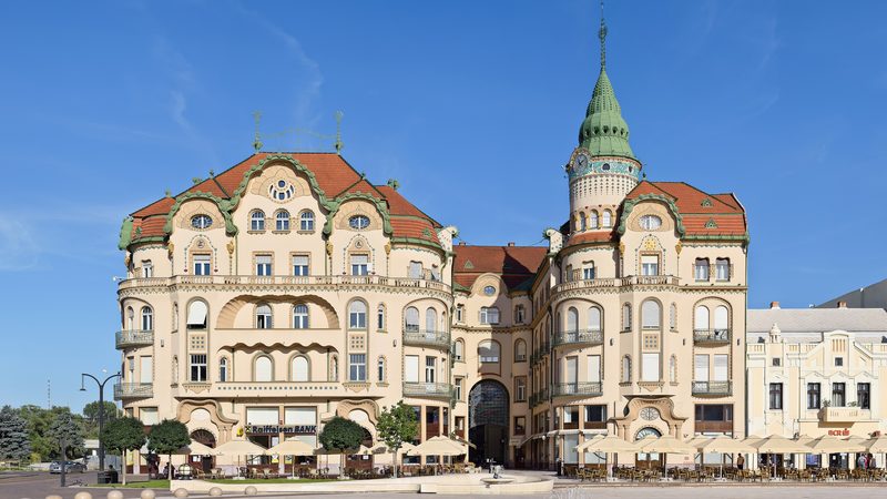 The Black Eagle Palace in Oradea