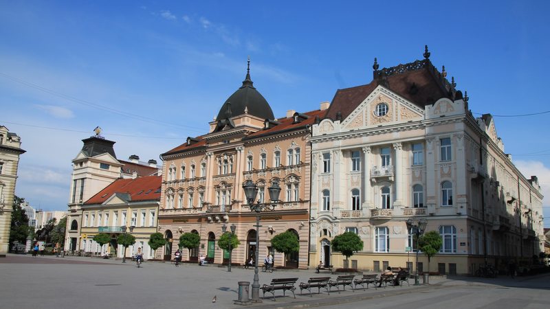 The Freedom Square in Novi Sad