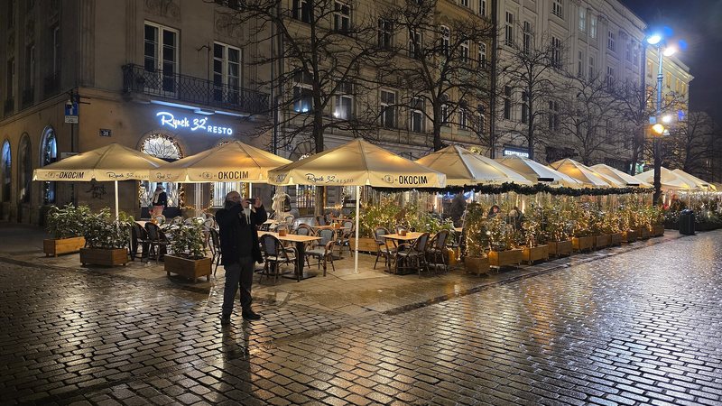 Christmas market on Rynek Główny, Kraków