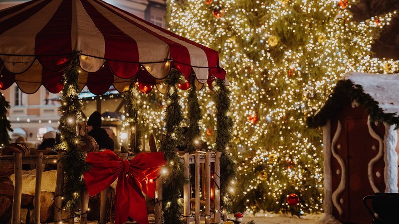 Christmas market on Cathedral Square, Riga
