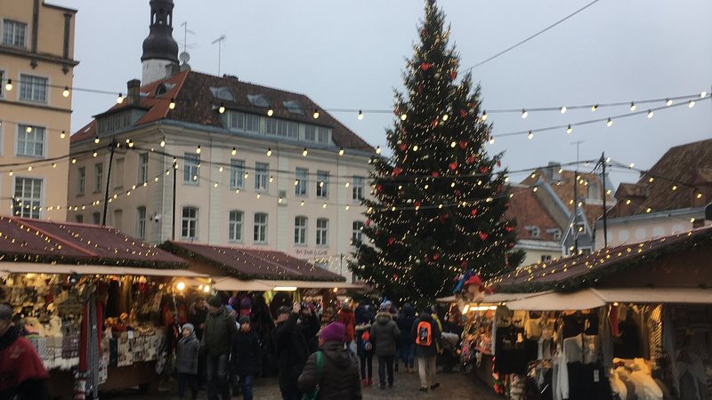 Christmas market on Raekoja plats, Tallinn