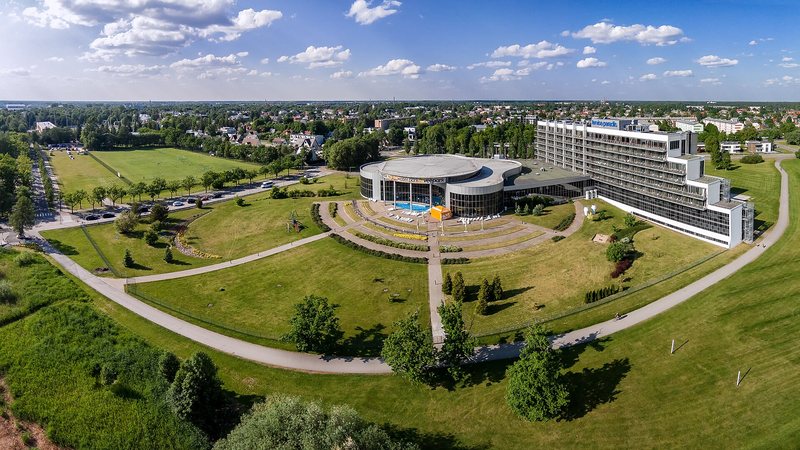 Tervise Paradiis in Pärnu van bovenaf